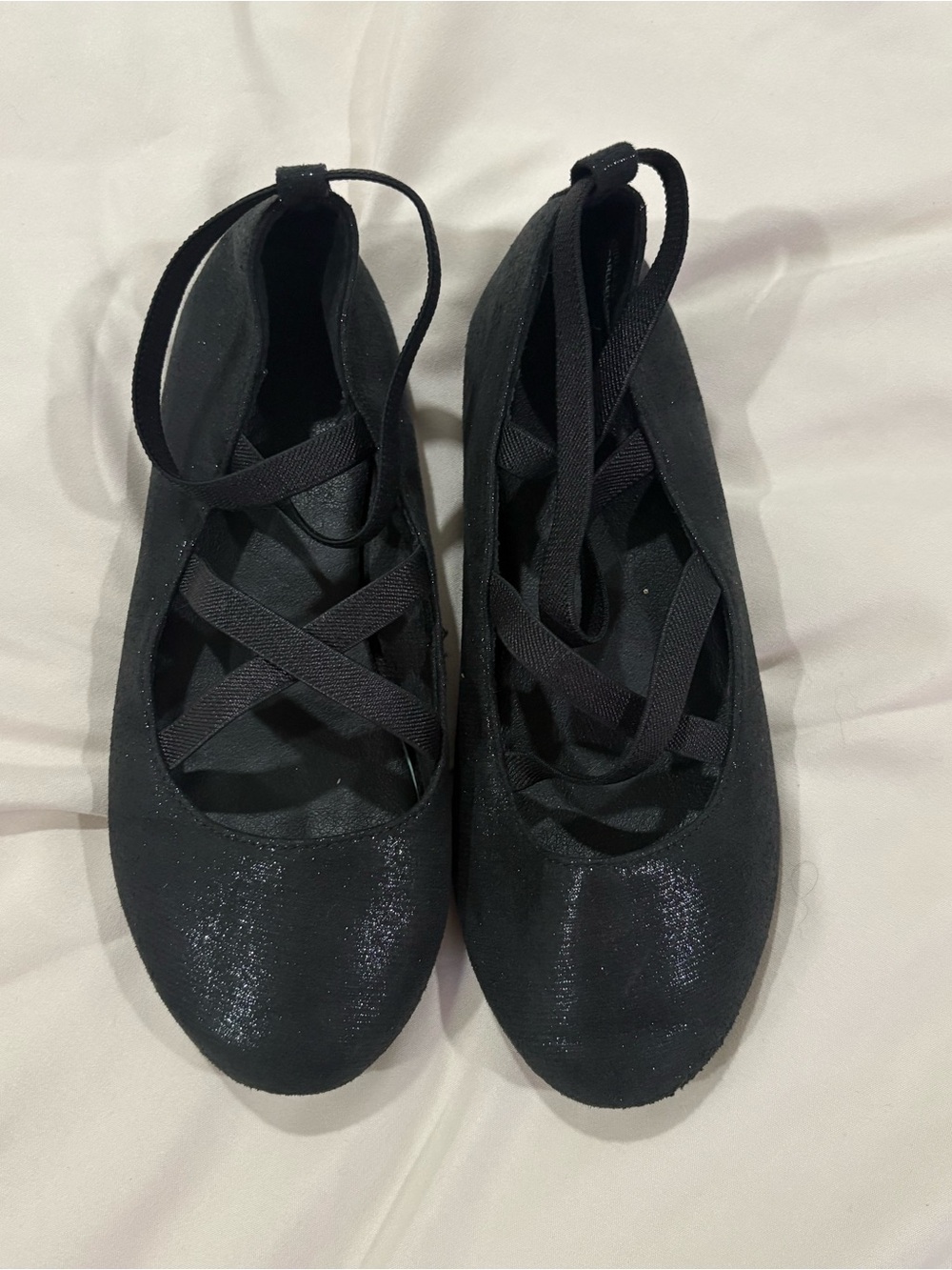 Girls Black Ballet Flats size 2